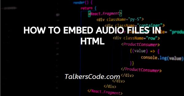 How To Embed An Audio File In Google Slides