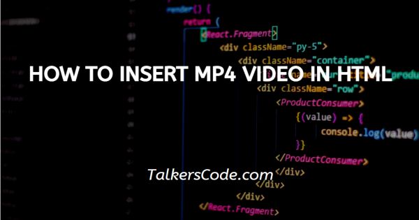 How To Insert A Mp4 Video In Powerpoint