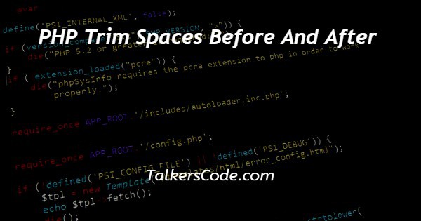 php-trim-spaces-before-and-after