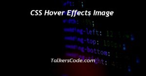 CSS Hover Effects Image