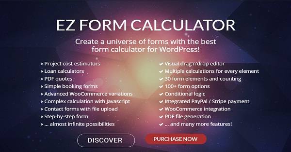 ez Form Calculator - WordPress Form plugin
