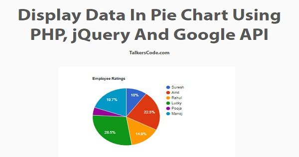 How To Embed Google Api Chart In Php Using Mysql