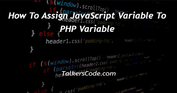 javascript use php variable