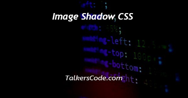 Image Shadow CSS