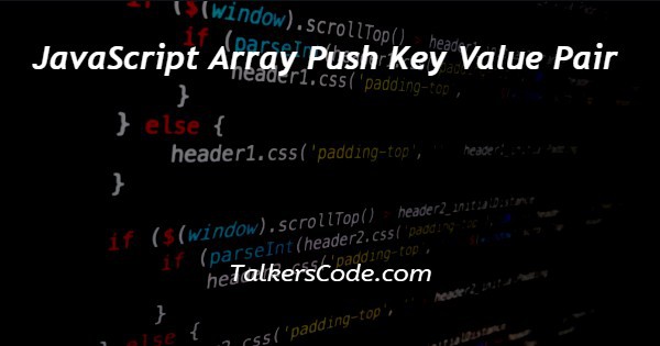 javascript-array-push-key-value-pair