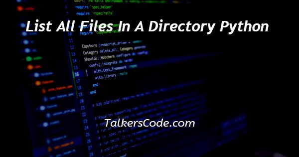 boto3 list files in directory