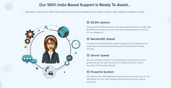 Excellent Hosting Support Team in India