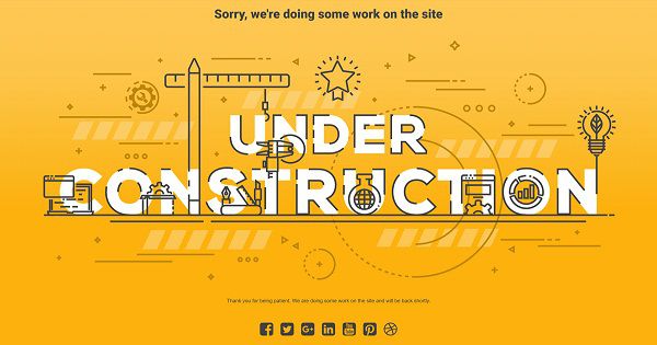 Under Construction Page Plugin By Web Factory