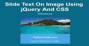 Slide Text On Images Using jQuery